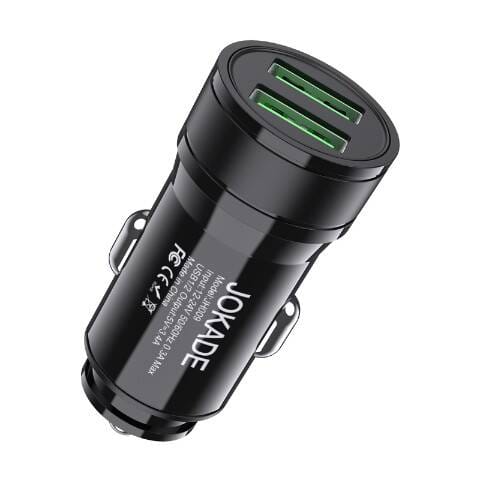 ⁨Ładowarka Samochodowa 5V/3.4A (2x USB) Jokade Boya Smart Dual Port Car Charger (JH009) czarny⁩ w sklepie Wasserman.eu