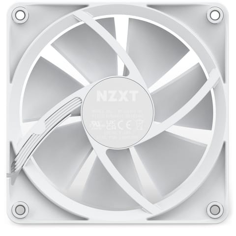 ⁨NZXT WENTYLATOR PC NZXT WENTYLATOR DO ZASILACZA/OBUDOWY F120 RGB PWM BIAŁY⁩ w sklepie Wasserman.eu
