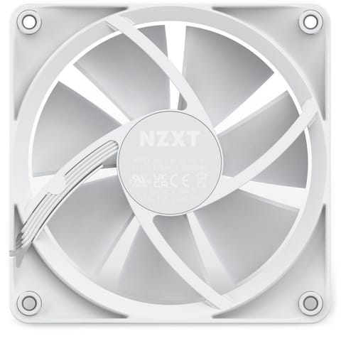 ⁨NZXT F120 RGB Computer case Fan 12 cm White 1 pc(s)⁩ at Wasserman.eu