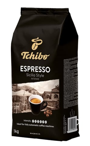 ⁨Kawa Ziarnista Tchibo Espresso Sicilia Style 1KG⁩ w sklepie Wasserman.eu