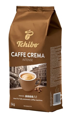 ⁨Kawa ziarnista Tchibo Cafe Crema Intense 1KG⁩ w sklepie Wasserman.eu