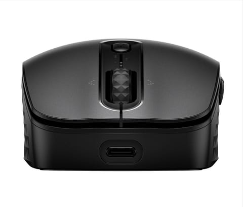 ⁨Mysz HP 690 Qi-Charging Rechargeable Wireless Mouse Black bezprzewodowa z akumulatorem czarna 7M1D4AA⁩ w sklepie Wasserman.eu