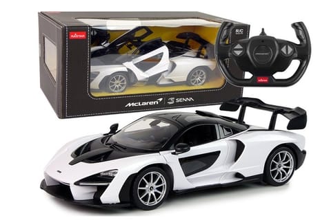 ⁨Auto R/C McLaren Senna Rastar 1:14 White on Pilot 12914⁩ at Wasserman.eu