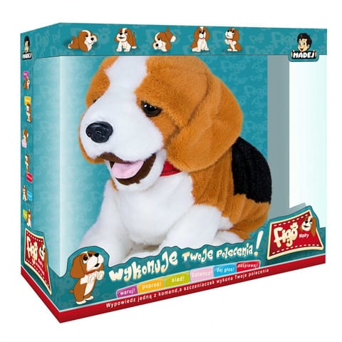 ⁨Maskotka interaktywna Figo Pies reagujący na komendy Beagle⁩ w sklepie Wasserman.eu