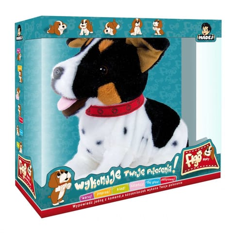 ⁨Interactive mascot Figo Jack Russel Terrier Dog Responding to Commands⁩ at Wasserman.eu