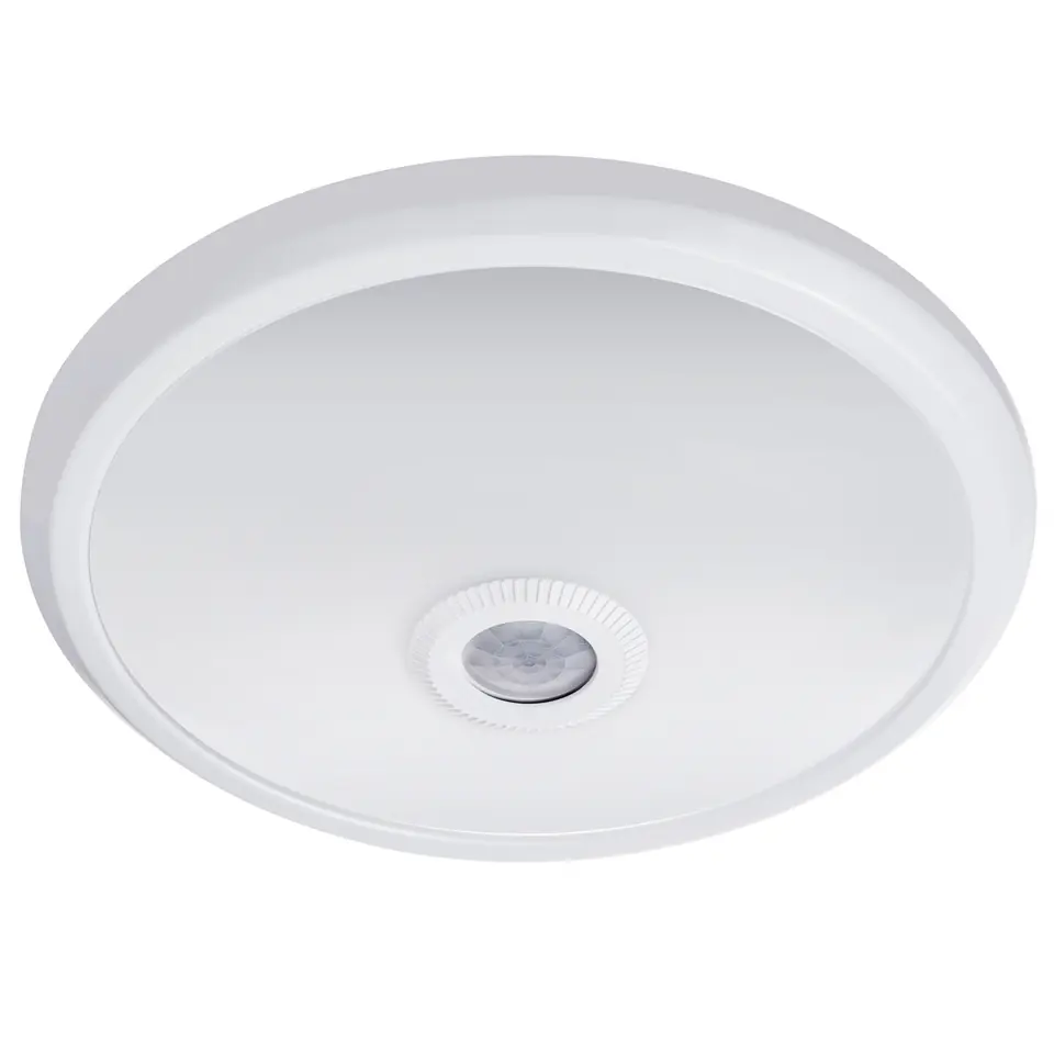 ⁨LED ceiling lamp with Maclean motion sensor, PIR sensor, range 6m, 12W, neutral white (4000K), MCE131⁩ at Wasserman.eu