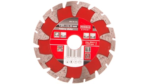 ⁨Segmented diamond grinding wheel HEAVY DUTY 125mm MN-78-133⁩ at Wasserman.eu