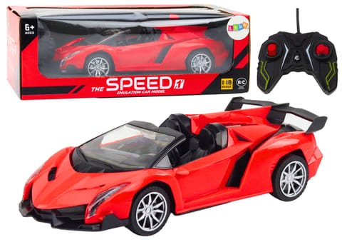 ⁨Samochód Sportowy Zdalnie Sterowany Auto RC 1:18 Czerwony⁩ w sklepie Wasserman.eu