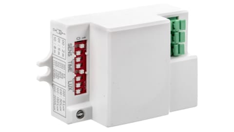 ⁨Czujnik mikrofalowy ruchu SRC812 MINI, max 500W, AC220-240V, 50/60Hz, kąt działania 360*, zasięg 2-8⁩ w sklepie Wasserman.eu