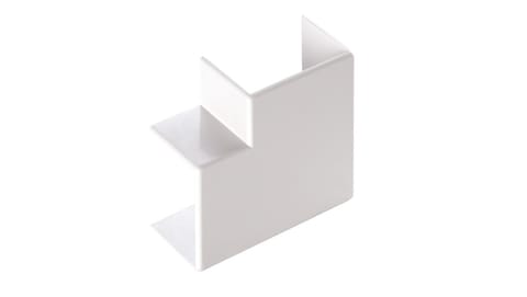 ⁨Corner for cable ducts flat AP 100x60 white ECAP10060B⁩ at Wasserman.eu