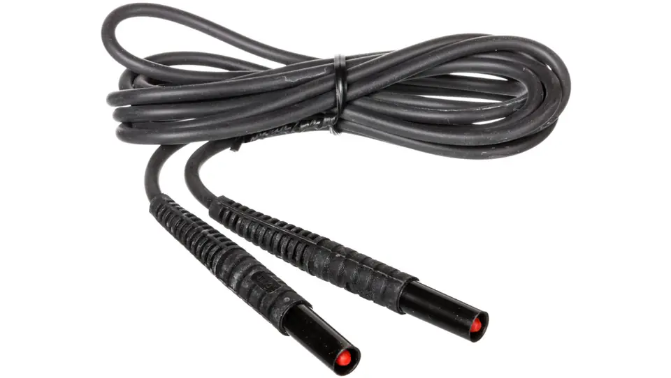 ⁨Test lead 2,2m black /banana plugs/ WAPRZ2X2BLBB⁩ at Wasserman.eu