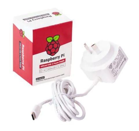 ⁨Raspberry Pi Power supply USB-C for pi 4 B⁩ w sklepie Wasserman.eu