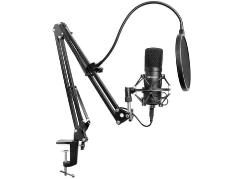 ⁨Sandberg Streamer USB Microphone Kit⁩ w sklepie Wasserman.eu