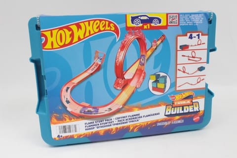 ⁨Hot Wheels Track Builder Stunt Fire Loop Play Set HMC04 MATTEL⁩ at Wasserman.eu