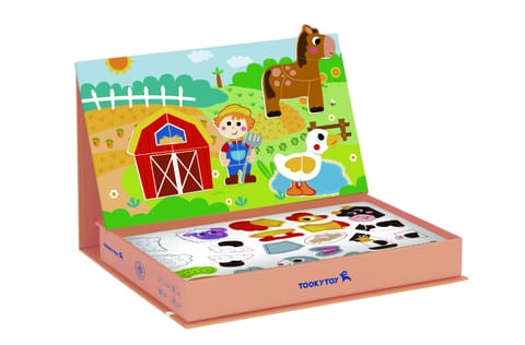 ⁨TOOKY TOY Układanka Magnetyczna Farma Puzzle⁩ w sklepie Wasserman.eu