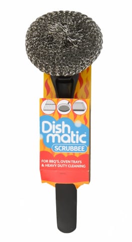 ⁨Dishmatic Scrubbee Zmywak ze Stali Nierdzewnej do Grilla, Piekarnika⁩ w sklepie Wasserman.eu