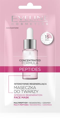 ⁨EVELINE Maska 8 ml SKONCE FORMUŁA Peptides⁩ w sklepie Wasserman.eu