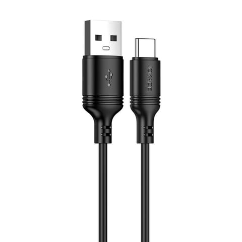 ⁨Kabel 2m 3A (USB - USB-C) Ładowanie i Transfer Danych Jokade Bohao (JA007) czarny⁩ w sklepie Wasserman.eu