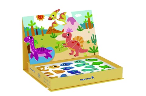 ⁨TOOKY TOY Układanka Magnetyczna Dinozaury Puzzle⁩ w sklepie Wasserman.eu