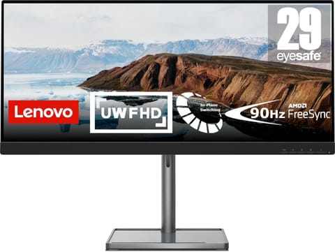 ⁨Lenovo L29w-30 73.7 cm (29") 2560 x 1080 pixels Quad HD LED Black, Silver⁩ at Wasserman.eu