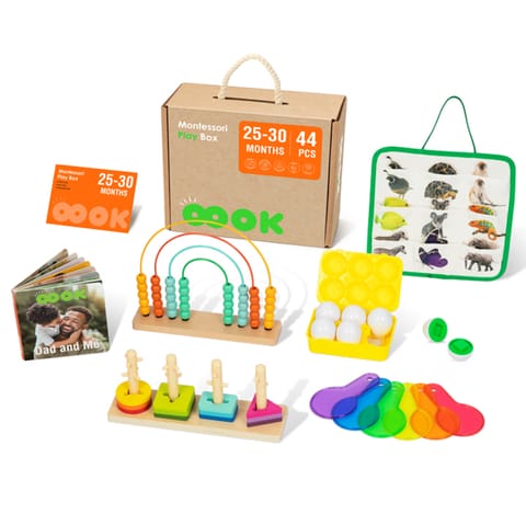 ⁨TOOKY TOY Box Pudełko XXL Montessori Edukacyjne 7w1 Sensoryczne 25-30 Mies.⁩ w sklepie Wasserman.eu