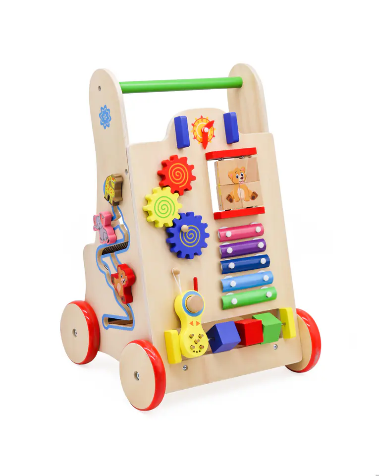 ⁨Pusher walker wooden educational cube 6in1⁩ at Wasserman.eu