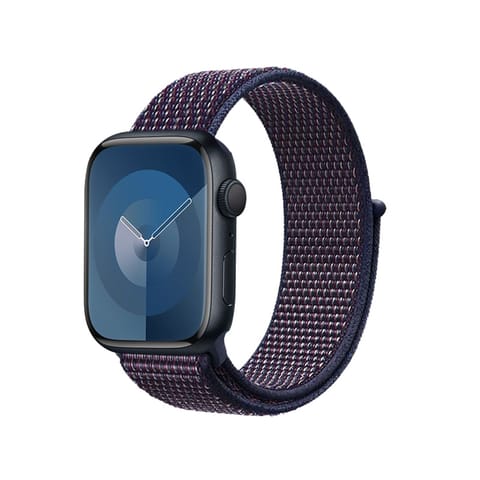 ⁨Crong Nylon - Pasek sportowy do Apple Watch 42/44/45/49 mm (Midnight Blue)⁩ w sklepie Wasserman.eu