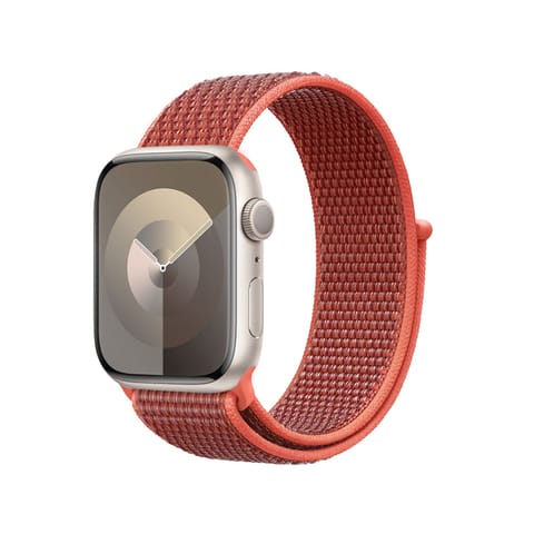 ⁨Crong Nylon - Pasek sportowy do Apple Watch 38/40/41 mm (Sunny Apricot)⁩ w sklepie Wasserman.eu