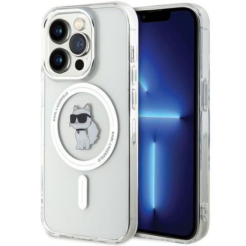Karl Lagerfeld KLHMP13XHFCCNOT iPhone 13 Pro Max 6.7" transparent hardcase IML Choupette MagSafe w sklepie Wasserman.eu