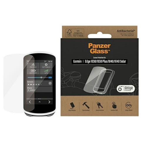 ⁨PanzerGlass Ultra-Wide Fit Garmin 1030 / 1030 Plus / 1040 / 1040 Solar Screen Protection Antibacterial 3618⁩ w sklepie Wasserman.eu