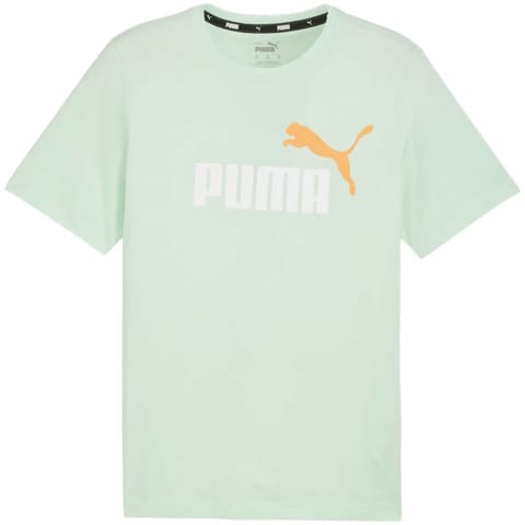 ⁨Koszulka Puma Ess+ 2 Col Logo Tee M 586759 (kolor Zielony, rozmiar XL)⁩ w sklepie Wasserman.eu