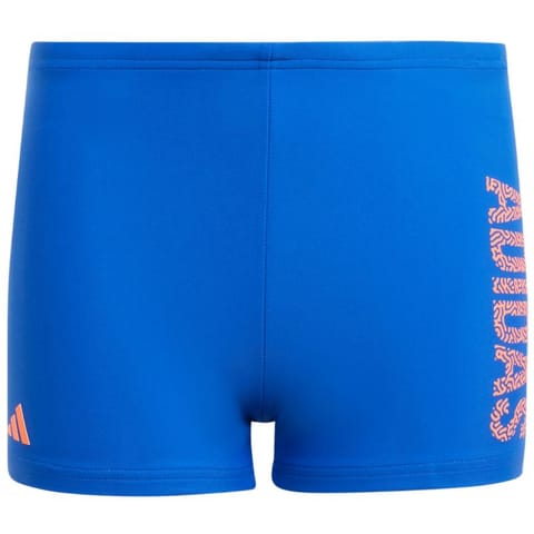 ⁨Spodenki kąpielowe adidas Logo Swim BXR Jr (kolor Niebieski, rozmiar 158cm)⁩ w sklepie Wasserman.eu