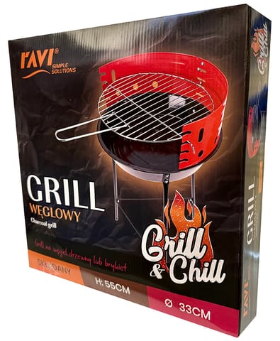 ⁨Grill węglowy Ravi 55x33cm⁩ w sklepie Wasserman.eu