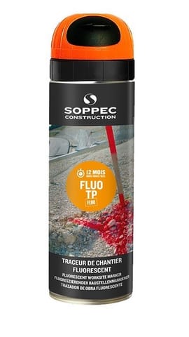 ⁨FARBA DO ZNAKOWANIA FLUO TP POMARAŃCZOWA 500ML SOPPEC⁩ w sklepie Wasserman.eu