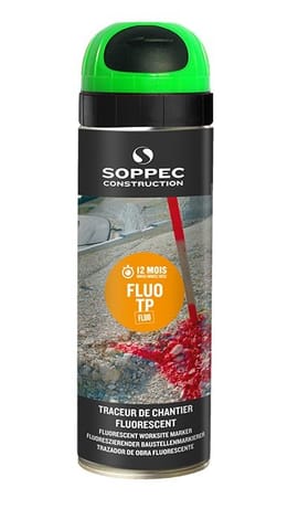 ⁨FARBA DO ZNAKOWANIA FLUO TP ZIELONA 500ML SOPPEC⁩ w sklepie Wasserman.eu