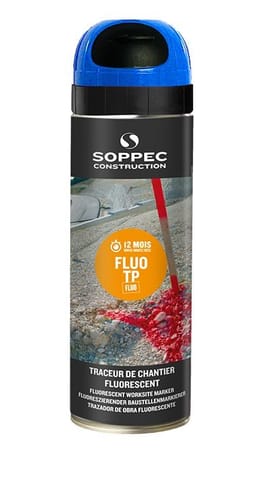 ⁨FARBA DO ZNAKOWANIA FLUO TP NIEBIESKA 500ML SOPPEC⁩ w sklepie Wasserman.eu