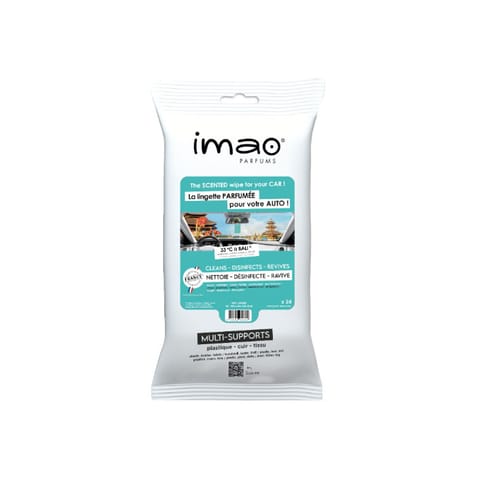 ⁨Imao Wet Wipes 33 A Bali - perfumowane chusteczki do czyszczenia kokpitu⁩ w sklepie Wasserman.eu