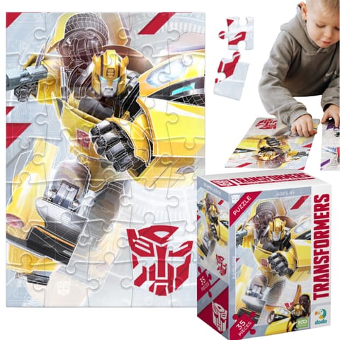 ⁨Puzzle Transformers Mini 35 Elementów Do Ułożenia Dla Najmłodszych⁩ w sklepie Wasserman.eu