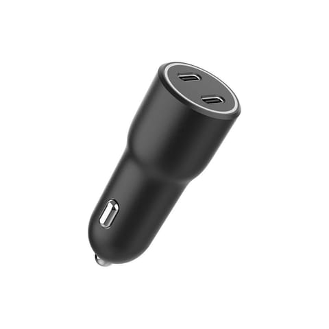 ⁨Car Charger 2xUSB-C PD 40W black⁩ at Wasserman.eu