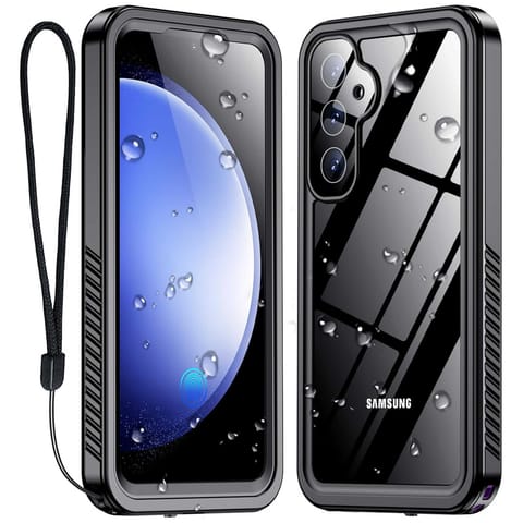 ⁨Etui do Samsung Galaxy S23+ Plus Pancerne wodoodporne IP68 360 Armor Case wbudowana szybka Alogy czarne⁩ w sklepie Wasserman.eu