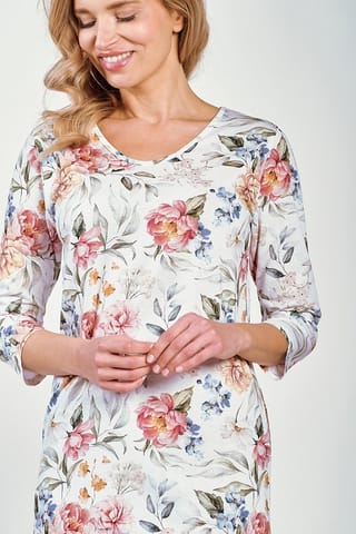 ⁨KOSZULA TARO 3248 LOUISA AW25 (kolor wzorzyste, rozmiar L)⁩ w sklepie Wasserman.eu