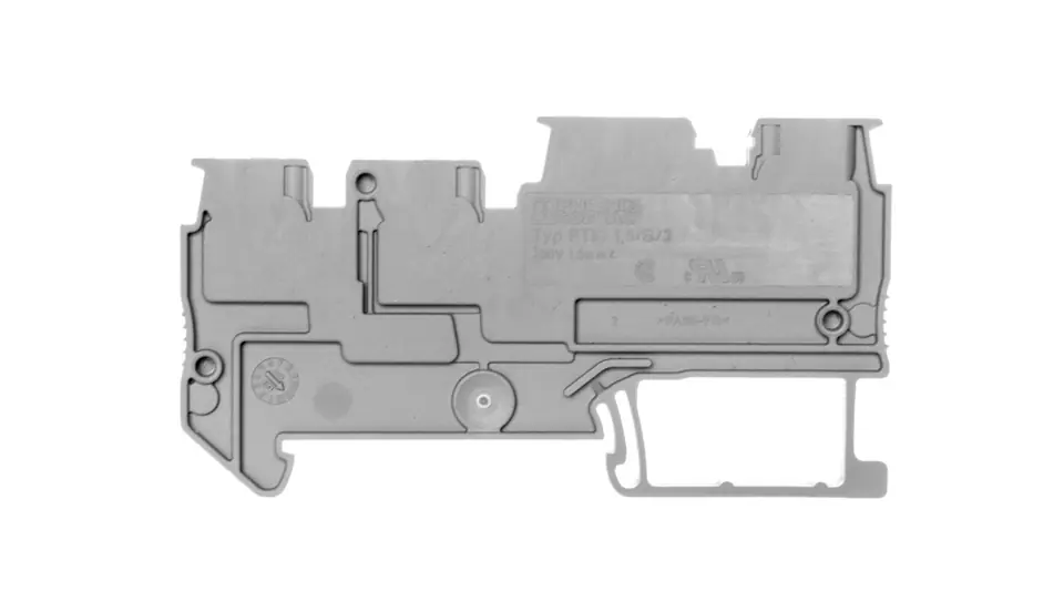 ⁨Złączka szynowa do czujników 0,14-1,5mm2 szara PTIO 1,5/S/3 3244410 /50szt./⁩ w sklepie Wasserman.eu