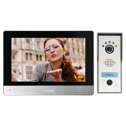 ⁨ACERO, zestaw wideodomofonowy jednorodzinny, 4-żyłowy, 7", ekran dotykowy, Full HD⁩ w sklepie Wasserman.eu