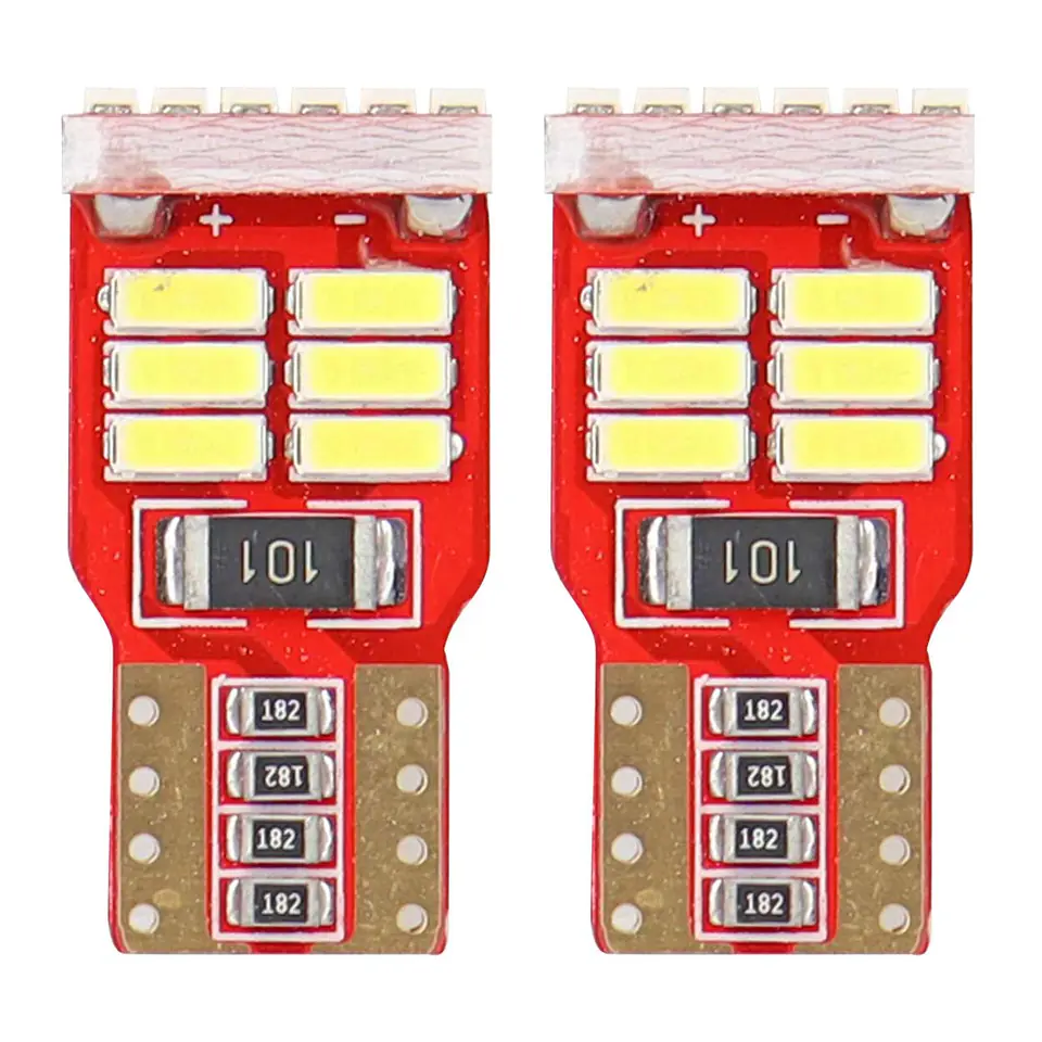 ⁨Led canbus 18smd 4014 t10e (w5w) white 12v⁩ at Wasserman.eu