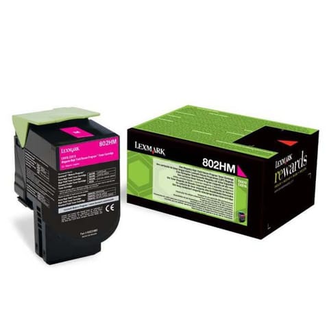 ⁨Lexmark oryginalny toner 80C2HM0, magenta, 3000s, return⁩ w sklepie Wasserman.eu