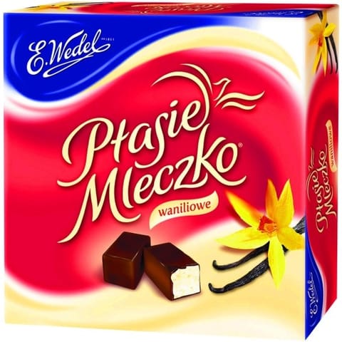 PTASIE MLECZKO WEDEL 340g WANILIOWE w sklepie Wasserman.eu