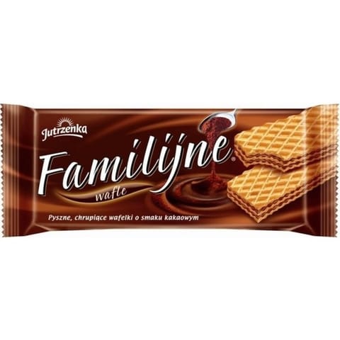 ⁨WAFLE JUTRZENKA FAMILIJNE 180 G KAKAOWE⁩ w sklepie Wasserman.eu