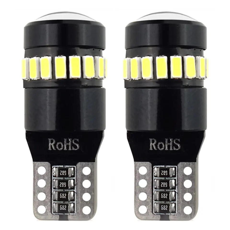 ⁨Led canbus 18smd 3014 + 1smd 1smd t10 w5w white 12v/24v⁩ w sklepie Wasserman.eu