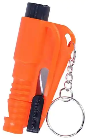 ⁨AG616A Keychain security. hammer knife orange⁩ at Wasserman.eu
