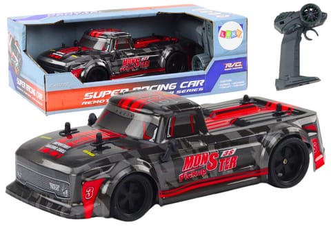 ⁨Zdalnie Sterowane Auto Pick-Up RC 1:18 Gumowe Opony Czerwony⁩ w sklepie Wasserman.eu